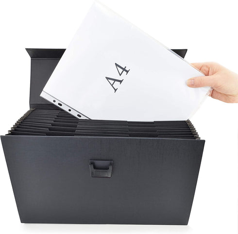 Expanding File Organiser - RAPESCO A4 19 Pocket Box - ROP1555